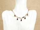 Silver & Almandine Garnet ‘Studio’ Necklace