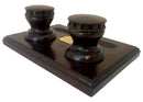 HMS Britannia, Royal Navy Training Ship Dartmouth 1869 - 1905, Teak Inkstand.