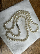 Vintage Christian Dior Glass Pearls Opera Length