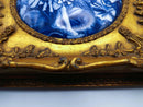 Doulton Burslem Blue Children Framed Wall Plaque