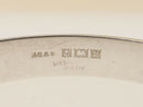 Beautiful Vintage Silver Floral Engraved Hinged Bangle – Birmingham 1970