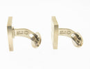 . Vintage Georg Jensen Sterling Silver Enamel Mosaic Cufflinks Design No 87