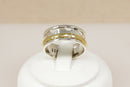 Stylish Contemporary Silver Spinner Ring