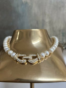 Vintage Grosse (Dior Designer) Glass Pearl Necklace