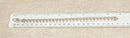 Silver Flat Curb Link Bracelet with Lobster Clasp