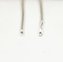 Timeless & Elegant Sterling Silver Chunky Rope Necklace Chain – 18 Inches