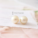 18ct Gold 10mm Southsea Pearl Earrings