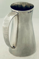 Elizabeth II Modernist Silver Mug. London 1956 Gerald Benney. 9.2 troy ounces.
