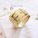 Victorian Silver Gilt Buckle Bangle