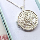 Queen Elizabeth II Platinum Jubilee Commemorative Locket on 20" Chain