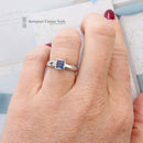 Boodles Platinum & Sapphire Ring