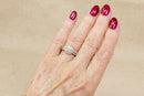 Stunning 14ct White Gold Diamond Cluster Ring – Contemporary Multi-Diamond Design