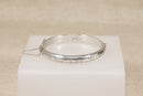 Beautiful Vintage Silver Floral Engraved Hinged Bangle – Birmingham 1970
