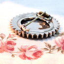 Victorian Silver Target Brooch