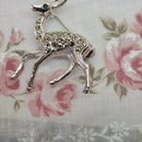 Vintage Costume Deer Brooch