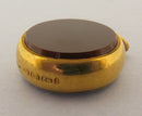 Mrs Newman Victorian 18ct Gold Compass Fob Bir 1895 Boxed