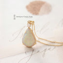 Handmade 18ct Opal & Diamond Pendant