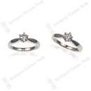 Platinum Certified 0.57ct Diamond Solitaire Ring