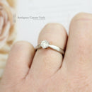 Platinum Certified 0.57ct Diamond Solitaire Ring