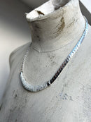 Vintage Christian Dior Silver Plated Rhinestone Necklace