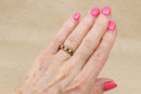 Vintage 9ct Gold ‘Edwardian’ Style Sapphire & Diamond Ring – Birmingham 1986