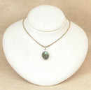 Silver & Labradorite Pendant and Drop Earring Set