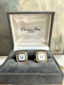 Vintage Christian Dior Monogram Cufflinks