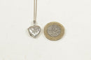 Vintage Silver Heart Locket and Chain