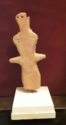 A Large Terracotta Section Of A Syro Hittite Fertility Idol, The Goddess Astarte.