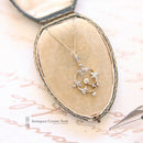 Art Nouveau 9ct Diamond Pendant