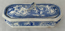 Napoleon Bonaparte Pearlware Razor Box, William Smith & Co. Circa 1840.
