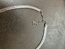 Vintage Christian Dior Silver Plated & Rhinestone Necklace