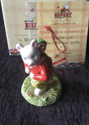 Royal Doulton Rupert The Bear Figurine Royal Doulton Rupert And The little sea sprite Figurine