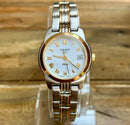 Vintage Tissot PR 50 Ladies J326/426 Two-Tone Quartz Sapphire 25mm
