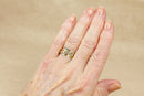 Silver & Crystal Spinner Ring