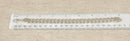 Silver Flat Curb Link Bracelet with Lobster Clasp