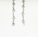 Silver, Amethyst and Blue Iolite Necklace