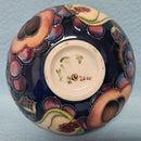 A Moorcroft Footed Bowl in the Queen's Choice Design by Emma Bossons