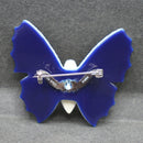 Lea Stein blue “Butterfly” brooch