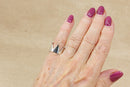Charming Sterling Silver Crown Ring