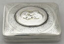 Vice Admiral Horatio Nelson, 1st Viscount Nelson, Silver Portrait Snuff Box. Birmingham 1805 William Pugh. 1.6 troy ounces.