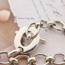 Links of London Sterling Silver Heart Charm Bracelet – Professionally Polished