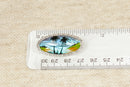 Art Deco Silver Butterfly Wing Brooch by T.L. Mott – “Desert Island” Scene