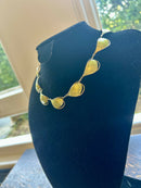Modern Mid Century 1953-54 Scandinavian Albert Scharning Evergreen Enamel Shell Necklace
