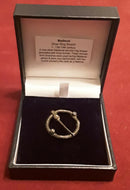 A Medieval, Small Solid Silver Ring Brooch.