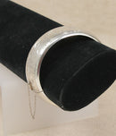 Stunning Vintage Sterling Silver Hinged Cuff Bangle – Rare Chester Hallmarks 1961