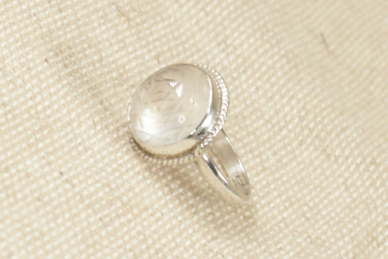 Silver & Quartz Statement Ring