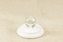 Silver & Quartz Statement Ring