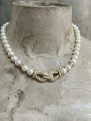 Vintage Grosse (Dior Designer) Glass Pearl Necklace