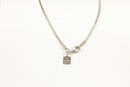 Silver Large Dolphin Pendant & Chain